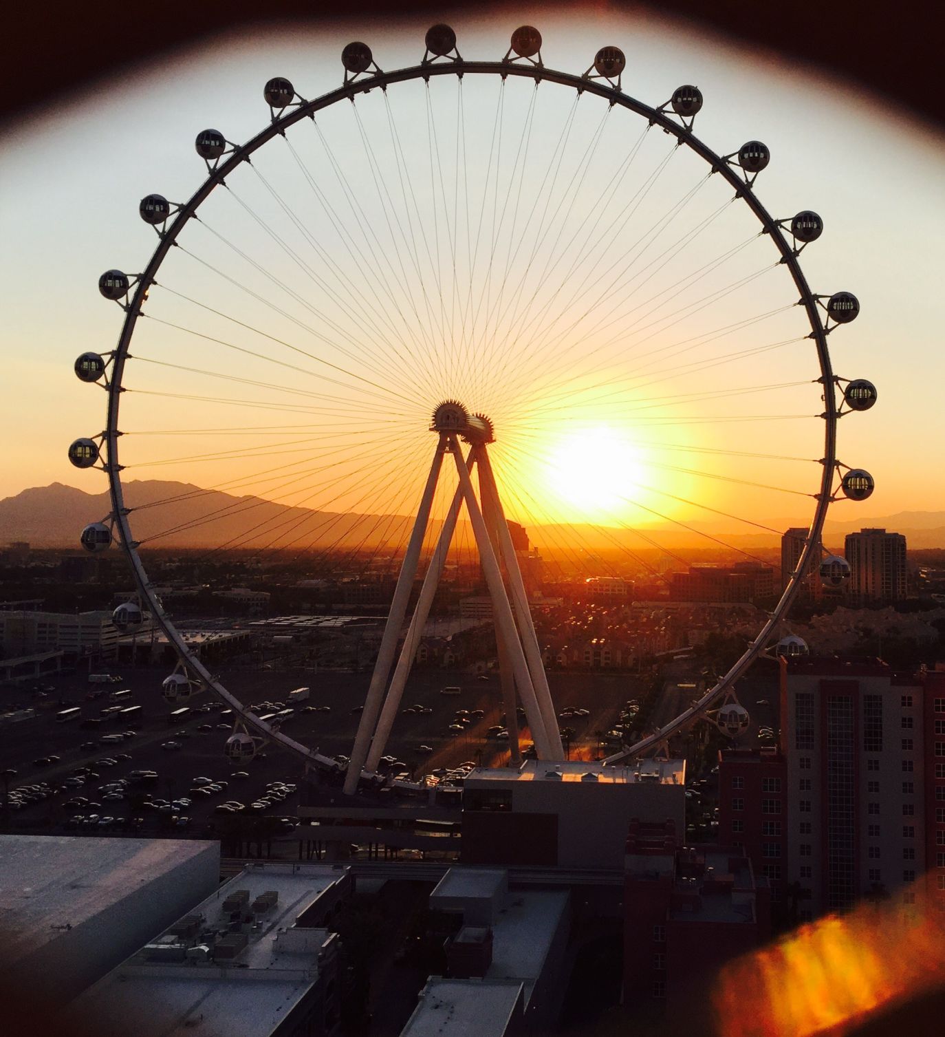 Sunrise in Las Vegas